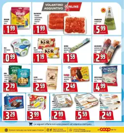 Volantino Coop Pagina 18: KyR Yogurt €1,19, Stecchi gelato ricoperti €2,49