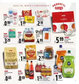 Volantino Coop Pagina 7: Coop corn flakes €1,38, Coop gnocchi di patate €0,89