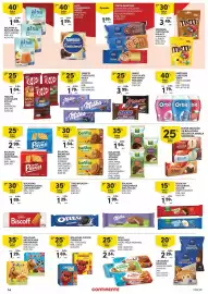 Folheto Continente Bom dia Página 14: Snickers mini mars €3,99, Tablete chocolate milka €1,79