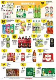 Folheto Continente Bom dia Página 18: Coca Cola, Cerveja c/ álcool sagres mini €8,99