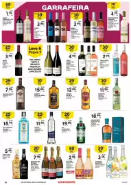 Folheto Continente Bom dia Página 20: Cocktail rin-tin-tin frutos vermelhos/ maracuja €2,99, Gin sapphire bombay €18,74