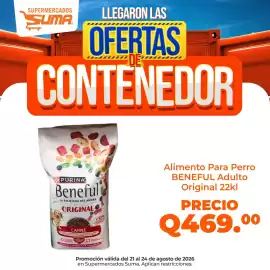 Folleto Suma Supermercados Página 10: Purina Beneful Adulto Original €469,00