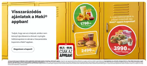 McDonald's akciós újság Oldal 1