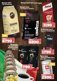 Vil-For akciós újság hét 34 Oldal 11: Nespresso kompatibilis kávékapszula €790,00, Caffé Vergnano granaroma €6.790,00