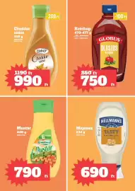 Vil-For akciós újság hét 34 Oldal 19: Globus ketchup €750,00, Uniter mustár €790,00