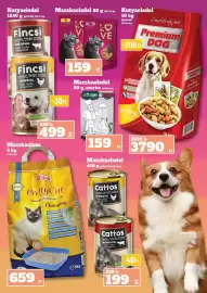 Vil-For akciós újság hét 34 Oldal 23: Eleim prettycat clumping €659,00, Cattos macskaeledel €199,00