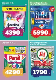 Vil-For akciós újság hét 34 Oldal 24: Coccolino gél €4.390,00, Persil power caps color €4.290,00