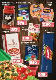 Vil-For akciós újság hét 34 Oldal 8: Pesto €970,00, Barilla bavette n13 €549,00