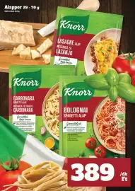 Vil-For akciós újság hét 34 Oldal 9: Knorr lasagne alap €389,00
