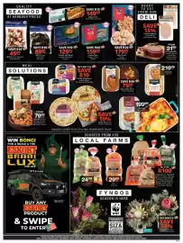 Checkers catalogue Page 3: Cape Point Frozen Platter Prawns €159,99, Gourmade Sticky Toffee Pudding €79,99