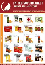 United Supermarket flyer week 34 Page 1
