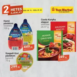 Tom Market akciós újság Oldal 1