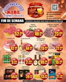Folheto Supermercado Kibe Página 1: Whisky old parr 12 anos €99,99, Panceta Suína Lemom P. Aurora Premium KG €24,99