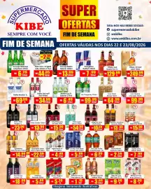 Folheto Supermercado Kibe Página 3: Pack Cerv. Original €44,85, Whisky Jack Daniels Fire €129,99