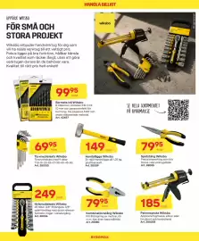 Byggmax reklamblad Sida 5: Borrsats trä Wiksbo €99,95, Patronspruta Wiksbo €185,00