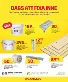 Byggmax reklamblad Sida 6: Måttstock glasfiber €50,00, Rollerset 10 cm Midun Basic €30,00