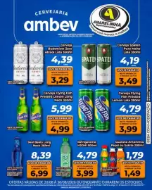 Catálogo Amarelinha supermercados Página 1: Skol beats long neck €6,99, Cerveja Spaten Puro Malte €3,49