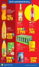 Lidl akciós újság hét 35 Oldal 16: Rosé Cuvée €749,00, TUBORG €249,00
