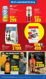 Lidl akciós újság hét 35 Oldal 17: DREHER €299,00, VÁRDA €2.999,00