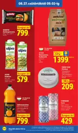 Lidl akciós újság hét 35 Oldal 20: IT'S US GLUTÉNMENTES LISZTKEVERÉK €1.399,00, Alpro €579,00
