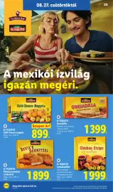 Lidl akciós újság hét 35 Oldal 24: EL TEQUITO €899,00, EL TEQUITO Quesadilla €1.399,00