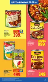 Lidl akciós újság hét 35 Oldal 27: CARIBBEAN STYLE / FRESHONA €499,00, FRESHONA Kukoricás babkonzerv €399,00