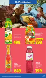 Lidl akciós újság hét 35 Oldal 29: KANIA Chiliszósz €649,00, Solevita kókuszital €399,00