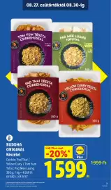 Lidl akciós újság hét 35 Oldal 3: BUDDHA ORIGINAL Készétel €1.599,00