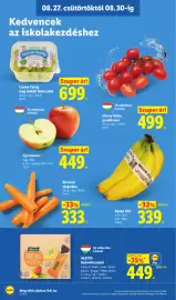 Lidl akciós újság hét 35 Oldal 30: Alesto €449,00, Bio mini sárgarépa €333,00