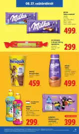 Lidl akciós újság hét 35 Oldal 35: MILKA Táblás csokoládé €499,00, GOWIPES €399,00