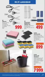 Lidl akciós újság hét 35 Oldal 45: VILEDA Ultramax ONE felmosószett €7.999,00, W5 Ollókészlet €999,00