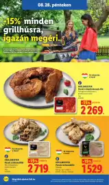 Lidl akciós újság hét 35 Oldal 46: GRILLMEISTER Pácolt csirkefelsőcomb-filé €2.269,00