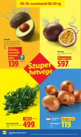 Lidl akciós újság hét 35 Oldal 52: Avokádó €139,00, Maracuja €597,00