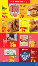 Lidl akciós újság hét 35 Oldal 65: Hazánk kincsei körözött €319,00, Pilos parenyica sajt €349,00