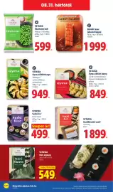 Lidl akciós újság hét 35 Oldal 68: Vitasia sushikészítő-szett €1.899,00, Vitasia gyoza töltött batyu €849,00
