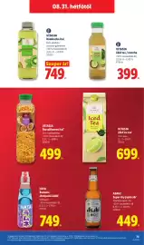 Lidl akciós újság hét 35 Oldal 73: VITASIA €399,00, VITASIA Kombucha ital €749,00