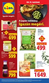 Lidl akciós újság hét 35 Oldal 74: YUKI&LOVE Mochi rizses édesség €1.649,00, Vitasia Gyömbérszeletek €599,00