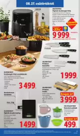 Lidl akciós újság hét 35 Oldal 7: MASTERPRO €9.999,00, SILVERCREST Digitális konyhai mérleg €1.499,00