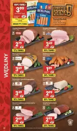 Delikatesy Centrum gazetka tydzień 35 Strona 20: Pierś gotowana z indyka Łukasz €3,69, Szyinka farmerska Duda €2,79