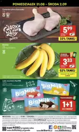 Delikatesy Centrum gazetka tydzień 35 Strona 40: Banany €3,33, Čwiartka tylna z kurczaka €5,99