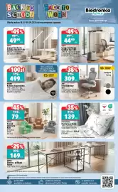 Biedronka gazetka Strona 3: Pościel z perkalu €139,00, Lampa biurkowa Goldlux Madera LED €49,99