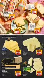 REWE DE tilbudsavis uge 35 Side 11: Beemster mild oder pikant €1,49, Grünländer Schnittkäse €1,19