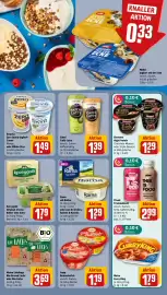 REWE DE tilbudsavis uge 35 Side 13: Emmi Caffè Latte €1,39, Rama mit Butter €1,29