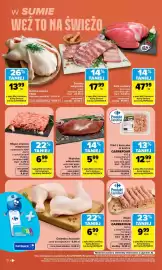 Carrefour gazetka tydzień 35 Strona 12: Wątroba wieprzowa €5,99, Mięso mielone z indyka CARREFOUR €9,99