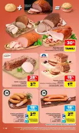 Carrefour gazetka tydzień 35 Strona 18: Pasztet z indyka INDYKPOL klasyczny €1,59, Schab z czarnuszka DUBIELAK €3,79