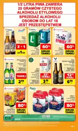 Carrefour gazetka tydzień 35 Strona 37: Piwo BROWAR JASTRZĘBIE IPA, AIPA €6,99, Piwo KOZEL €1,00