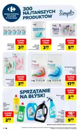 Carrefour gazetka Strona 24: Kostki do WC leśne SIMPL €3,99, Chusteczki higieniczne SIMPL €3,29