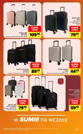 Carrefour gazetka Strona 11: Walizka poliestrowa BANGKOK €89,99, Walizka ABS IBIZA €79,99