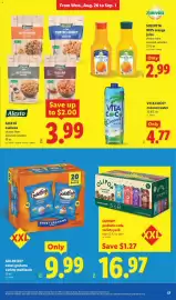 Lidl weekly ad week 35 Page 17: Goldfish sweet grahams variety multipack €9,99, Alesto cashews €3,99