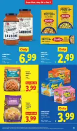 Lidl weekly ad week 35 Page 19: Maruchan saucy noodles €3,99, Crispy Breaded Chicken Nuggets €3,99